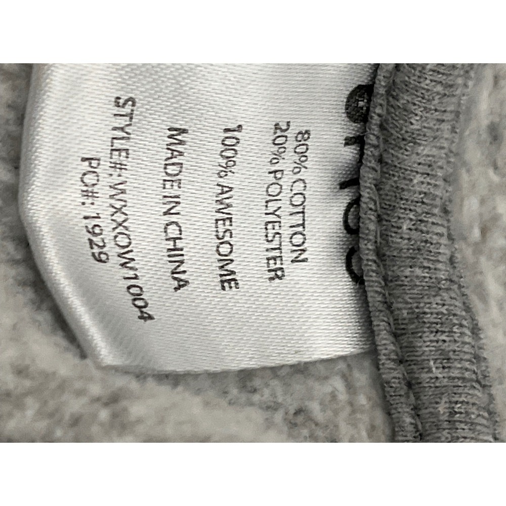 FIGS Grey Heathered Full Zip Hoodie Sweatshirt Scrubs Activewear‎ XS - Picture 3 of 6